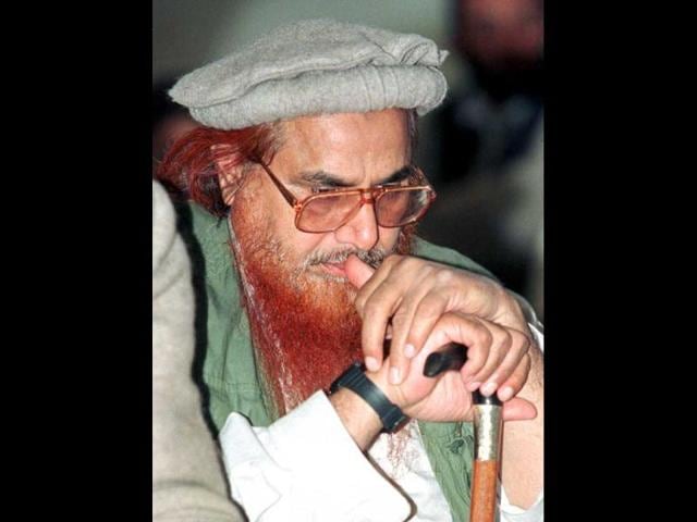 Hafiz Mohammad Saeed, a top Pakistan militant leader seen in this January 2001 file photograph, has been detained by Pakistani authorities, a security source said on December 31, 2001. Reuters