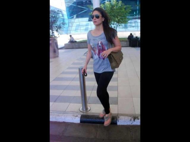 Kareena Kapoor was spotted in leggings at an airport. Is she still allowed to wear those?