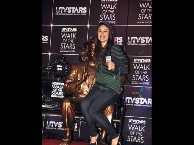 Kareena Kapoor was fully clad at Walk of the Stars event. However, her plump figure didn't go without notice.