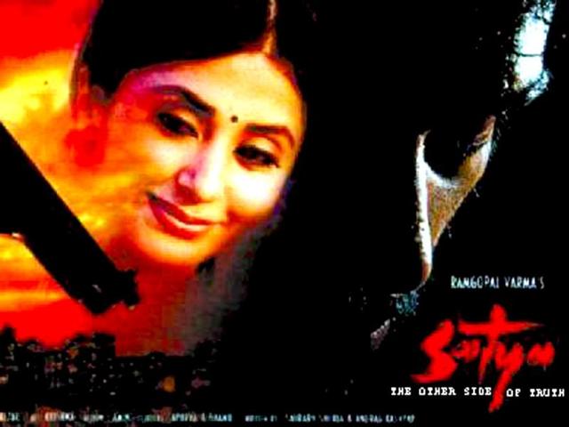 Satya is a story of an immigrant who comes to Mumbai seeking his fortune but instead gets sucked into the Mumbai underworld. J.D Chakravarthy and Manoj Bajpai shot to limelight with the the movie, and Urmila Matondkar got recognition as the actor of substance.