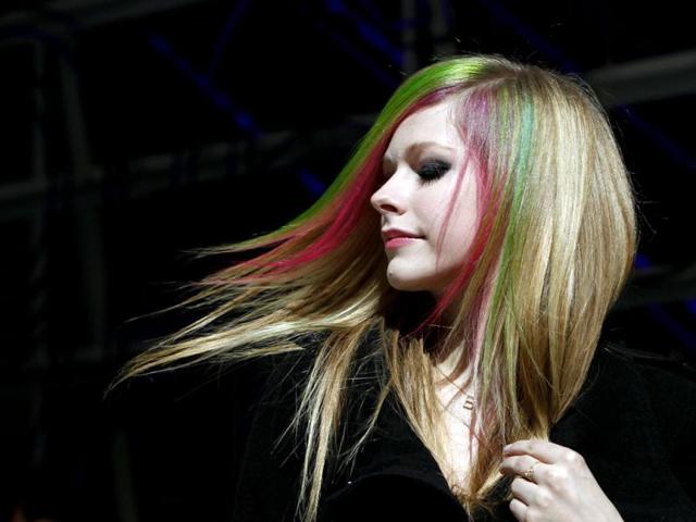 Avril Lavigne attends an opening ceremony of Gap Flagship Ginza in Tokyo. Reuters