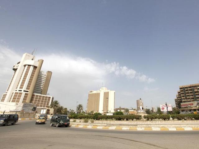 A view of al-Firdous square, where the statue of Saddam Hussein used to stand, in Baghdad. US Marines pulled down the statue of the dictator on April 9, 2003, marking the end of more than 35 years of iron-fisted rule by Saddam's Baath Party. Reuters Photo/Saad Shalash