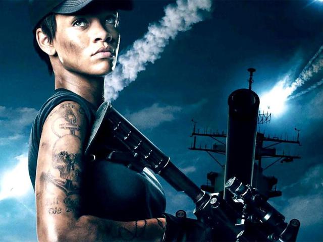 While Battleship has a formidable cast including the likes of Liam Neeson and Taylor Kitsch, it's really pop queen Rihanna's film debut that everyone seems to be looking forward to. As the action flick releases today, take a look at the stills.