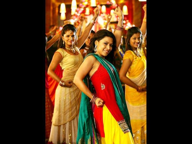 Amita Pathak in a dance sequence from the film.