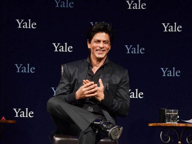 SRK in dialogue with Yale students. Courtesy: Yale website