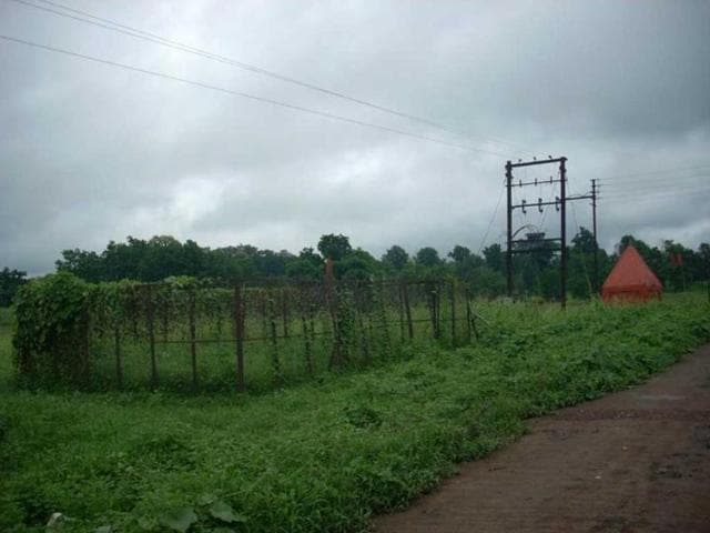 There is no electricity in Chilathi village, although electric lines were laid decades ago.