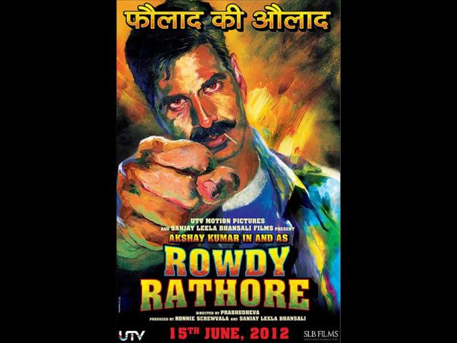 Rowdy Rathore marks the comeback of Akshay Kumar as an action hero.