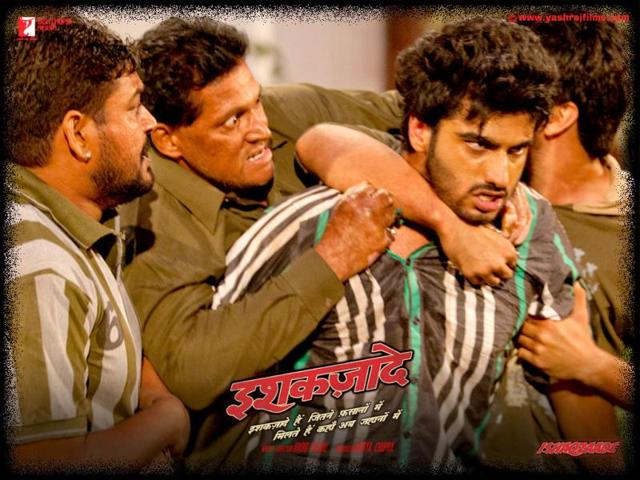 Arjun Kapoor in an action scene.