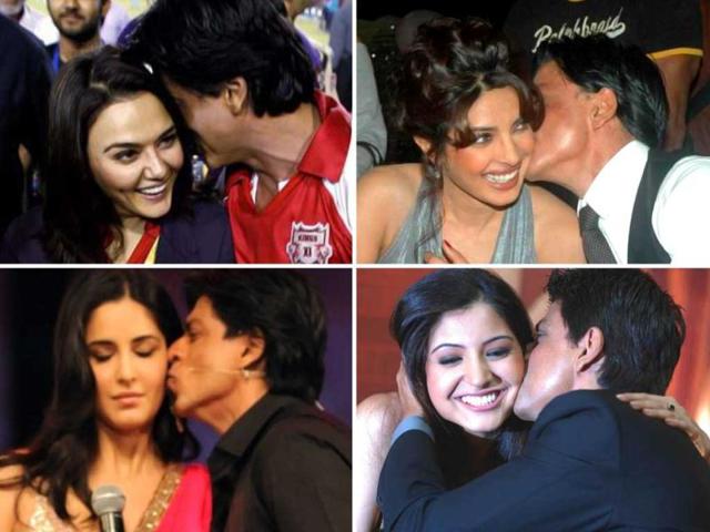 Has Shah Rukh Khan always been the ladies man or is it a persona he has embraced lately? We looked at various snapshots in recent past where the erstwhile reserved Khan has become quite expressive. Check out King Khan's truly 'touchy' moments.