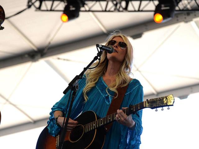 Elizabeth Cook performs on stage at the Stagecoach Country Music Festival at The Empire Polo Club in Indio, California. AFP Photo/Robyn Beck