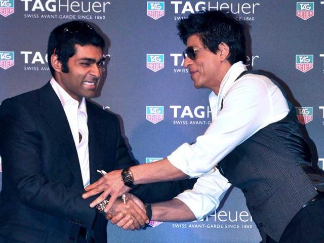 Shah Rukh Khan At Watch Launch Hindustan Times Brand ambassador of uttar pradesh's election commission: shah rukh khan at watch launch