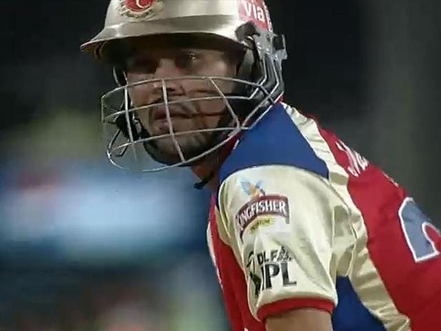 Tillakaratne Dilshan bats during the IPL T20 match between Pune Warriors India and Royal Challengers Bangalore at Subrata Roy Sahara Stadium in Pune.