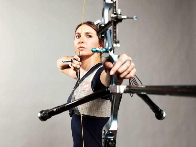Archer, Jennifer Nichols poses for a portrait during the 2012 Team USA Media Summit in Dallas, Texas. Nick Laham/AFP