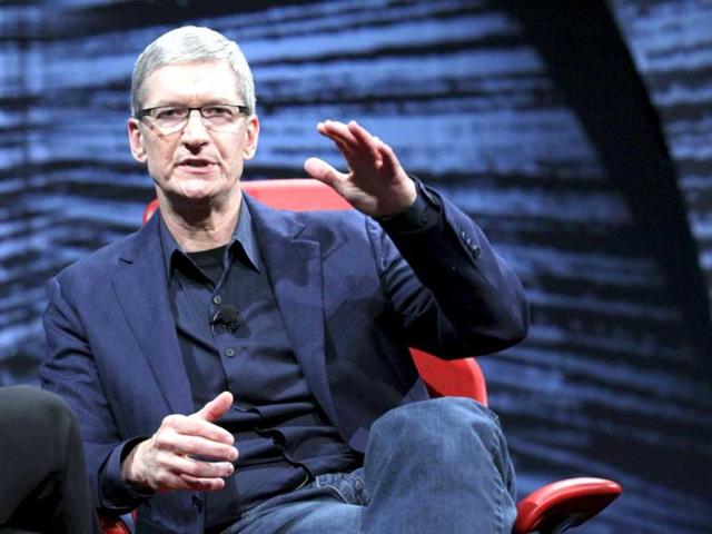 Apple CEO Tim Cook is pictured at the All Things Digital conference in Los Angeles. Reuters/Asa Mathat/All Things Digital/Handout