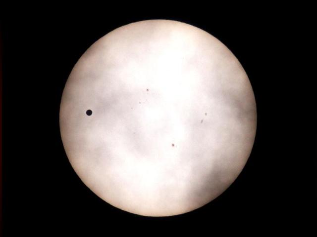 Venus passes across the sun as seen from Gwacheon, south of Seoul. One of the rarest astronomical events that won't occur again until 2117. Reuters Photo/Kim Hong-Ji