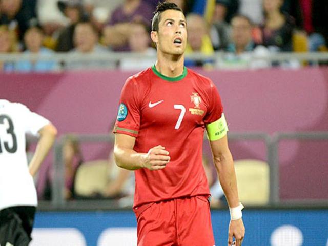 Cristiano Ronaldo at the Euro 2012