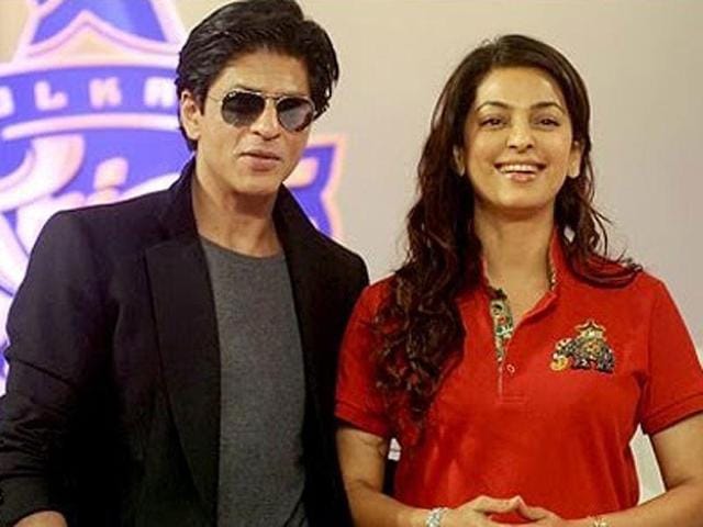 Srk Must Think I M Always Talking About Him Juhi Chawla Hindustan Times Shah rukh khan, juhi chawla, johnny lever, paresh rawal. always talking about him juhi chawla