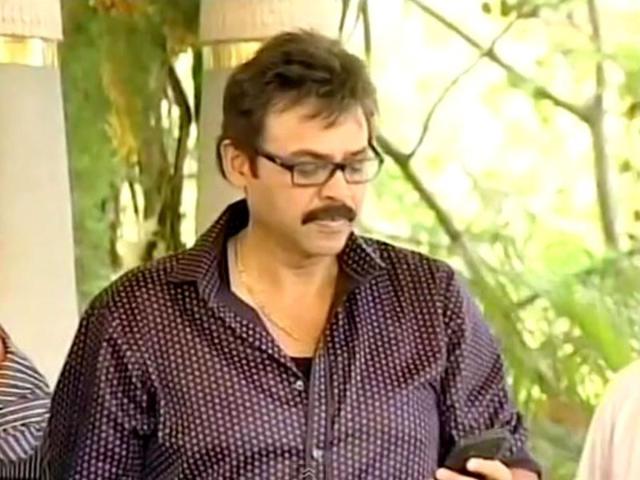 A guest at the wedding of Ram Charan Teja and Upasana.