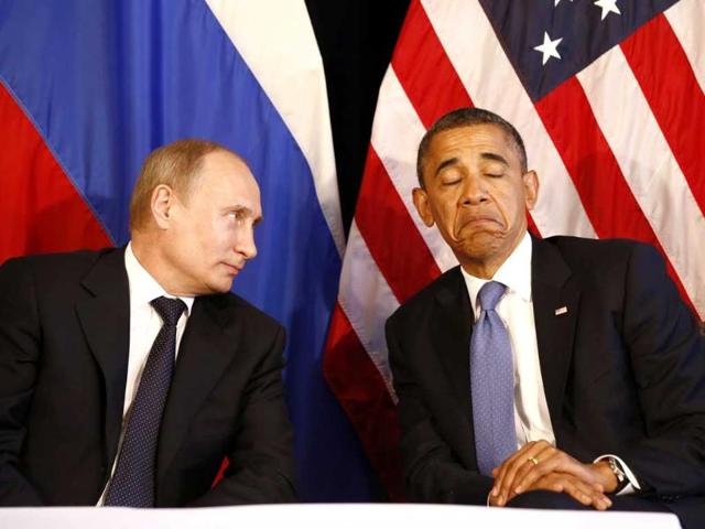 U.S. President Barack Obama meets with Russia's President Vladimir Putin in Los Cabos, Mexico. The leaders are in Los Cabos to attend the G20 summit. Reuters/Jason Reed