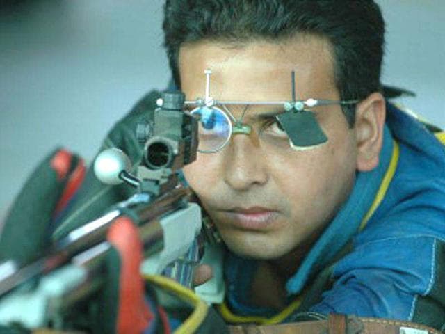 Joydeep-Karmakar-50m-Rifle-Prone-The-33-year-old-shooter-hails-form-West-Bengal-He-got-the-quota-place-against-the-berth-won-by-Hariom-Singh-who-won-it-by-finishing-sixth-in-the-world-championship-held-in-Munich-Germany-in-2010