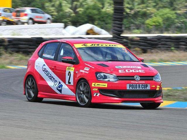 Former-karting-star-Avdumber-Hede-took-pole-position-for-the-VW-Polo-R-Cup-race-at-the-Kari-Motor-Speedway-in-Coimbatore-Pic-courtesy-Volkswagen Former-karting-star-Avdumber-Hede-took-pole-position-for-the-VW-Polo-R-Cup-race-at-the-Kari-Motor-Speedway-in-Coimbatore-Pic-courtesy-Volkswagen