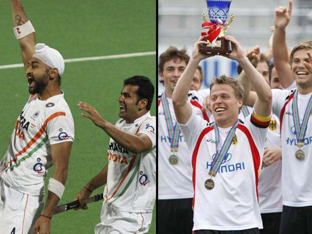 Will the Indian hockey team be able to tame the Beijing Olympics hockey winners Germany this time around? REUTERS Will the Indian hockey team be able to tame the Beijing Olympics hockey winners Germany this time around? REUTERS