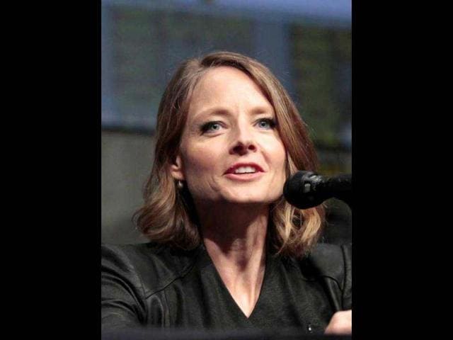 Cast member Jodie Foster speaks at a panel for Elysium during the Comic Con International Convention in San Diego, California July 13, 2012. (Reuters)