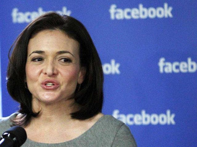 Facebook's chief operating officer (COO) Sheryl Sandberg speaks to the media during a news conference at the Facebook office in New York. Reuters/Eduardo Munoz