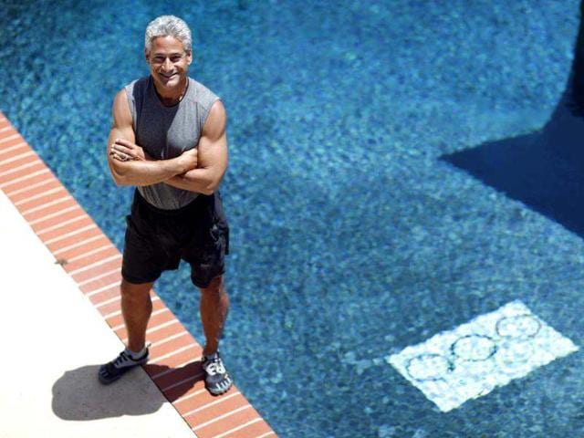 American Olympic diver Greg Louganis poses for a portrait at his home in Malibu, California. Louganis is one of the last US divers to triumph at the Olympics, and many call him the best diver ever. Reuters/Mario Anzuoni