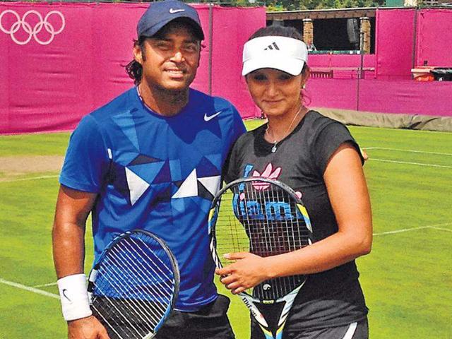 Sania-Mirza-and-Leander-Paes-after-the-end-of-the-practice-session-in-London-HT-photo