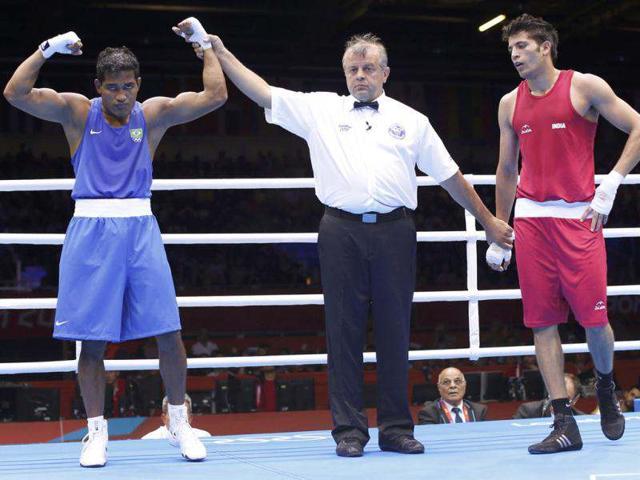 Brazil-s-Yamaguchi-Falcao-Florentino-reacts-after-defeating-Sumit-Sangwan-in-the-men-s-Light-Heavy-81kg-Round-of-32-boxing-match-at-ExCeL-venue-during-the-London-2012-Olympic-Games-Reuters-Murad-Sezer Brazil-s-Yamaguchi-Falcao-Florentino-reacts-after-defeating-Sumit-Sangwan-in-the-men-s-Light-Heavy-81kg-Round-of-32-boxing-match-at-ExCeL-venue-during-the-London-2012-Olympic-Games-Reuters-Murad-Sezer