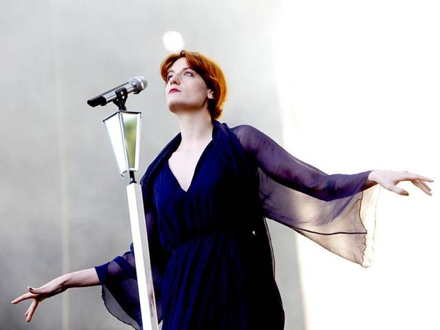 Florence Welch of the band Florence and the Machine performs at the Oya music festival in Oslo. Reuters Photo