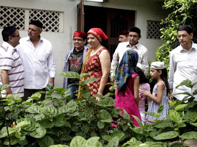The Parsi community celebrating "Pateti", the Parsi new year, in Ahmedabad. The Parsi community celebrating "Pateti", the Parsi new year, in Ahmedabad.