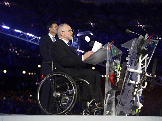 President of the International Paralympic Committee (IPC) Philip Craven speaks during the London 2012 Paralympic Games at the Olympic Stadium in east London. AFP Photo President of the International Paralympic Committee (IPC) Philip Craven speaks during the London 2012 Paralympic Games at the Olympic Stadium in east London. AFP Photo