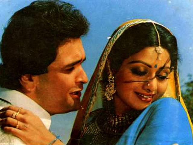 Nagina is 1986 Hindi film, produced and directed by Harmesh Malhotra, written by Jagmohan Kapoor, and starring Rishi Kapoor and Sridevi in lead roles.
