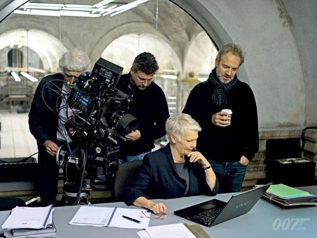 Dame Judi Dench reprises her role of M in the film.