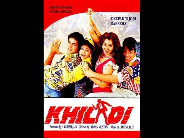 Khiladi-1992-Directed-by-Abbas-Mustan-the-film-paired-Akshay-with-Ayesha-Jhulka-The-film-was-Akshay-Kumar-s-breakthrough-role--Khiladi-was-the-first-in-a-series-of-films-which-had-Khiladi-in-the-title