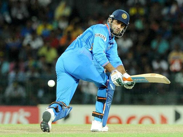Irfan Pathan plays a shot during the ICC Twenty20 Cricket World Cup's Super Eight match between India and Australia at R Premadasa Stadium in Colombo. AFP PHOTO/Ishara S Kodikara