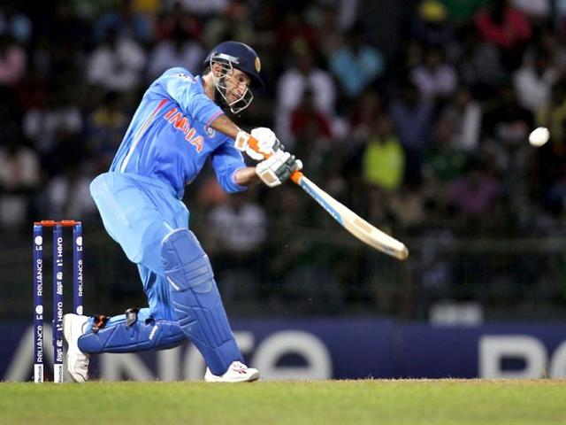 Irfan Pathan bats during the ICC T20 World Cup cricket match, Super Eight group between India and Australia at R. Premadasa Stadium in Colombo, Sri Lanka. HT/Ajay Aggarwal