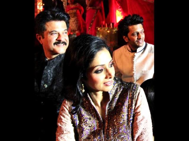 Anil Kapoor, Sridevi and Riteish Deshmukh also marked their attendance.