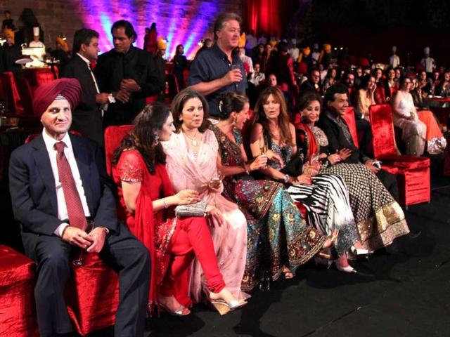 Bollywood was in full attendance at the wedding.