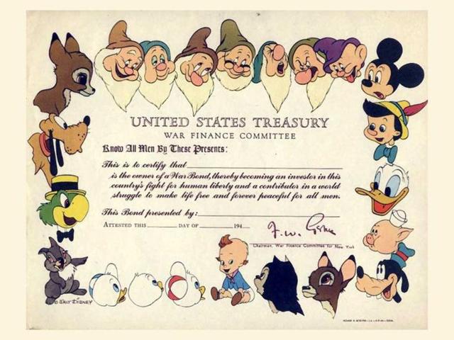 This image provided by Scripophily.com shows a paper war bond for the United States Treasury War Finance Committee. At a time when stock trading is dominated by rapid-fire computers, there are people who relish paper stocks for their palpability. Wall Street seems cryptic and far away, but certificates are something that can be seen and held. (AP Photo/Scripophily.com)
