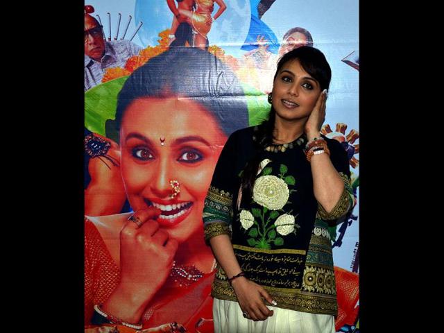 Rani Mukerji promotes her upcoming film Aiyyaaa in Lucknow.
