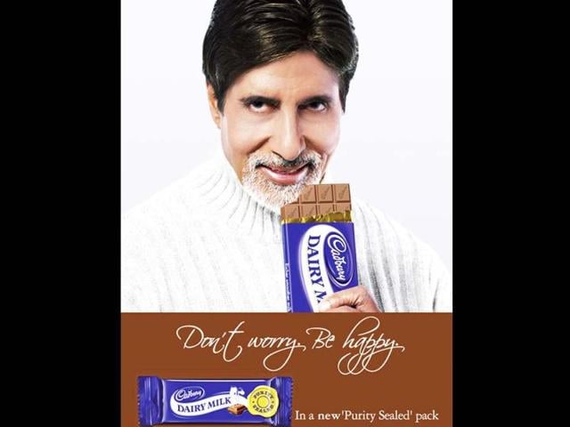 The megastar also used to endorse Dairy Milk chocolate.