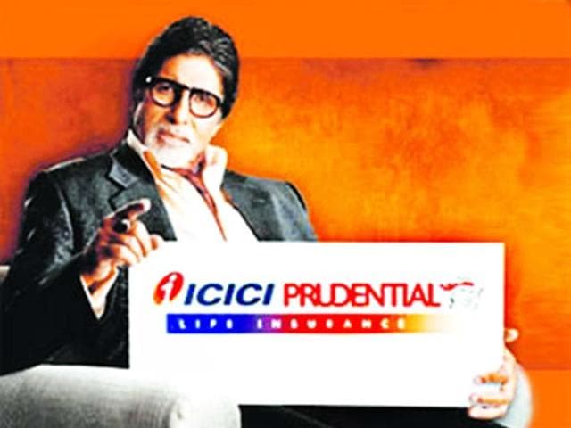 Big B also endorses ICICI prudential among many other brands.