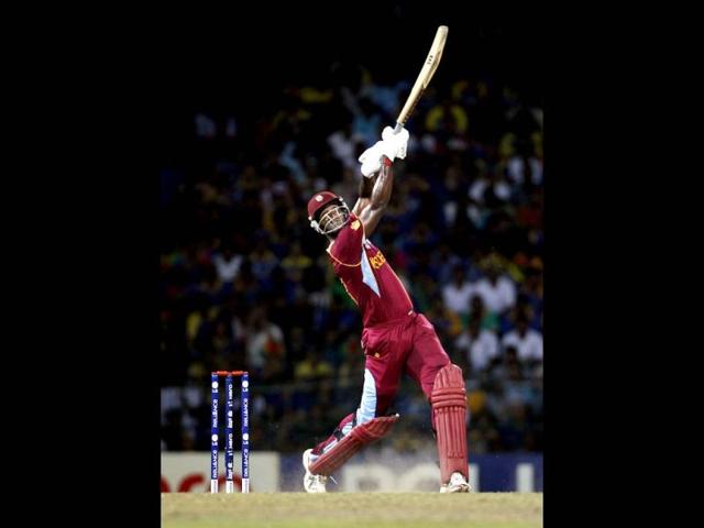 West Indies' captain Darren Sammy bats during the ICC World T20 final between Sri Lanka and West Indies at R Premadasa Stadium. Ajay Aggarwal/Hindustan Times
