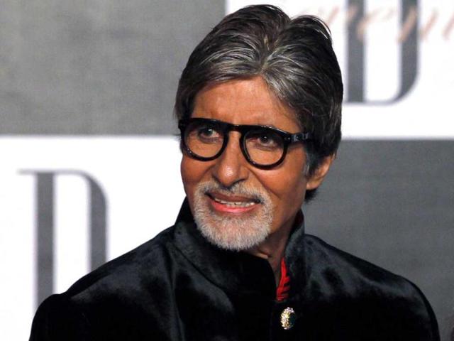 Birthday boy Amitabh Bachchan is all smiles!
