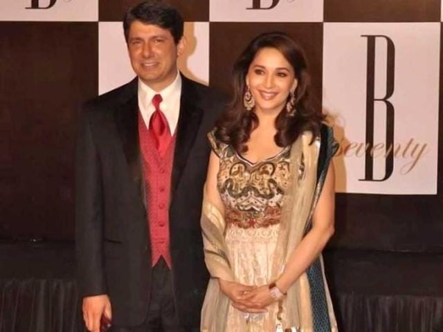 Madhuri Dixit and husband Sri Ram Nene.