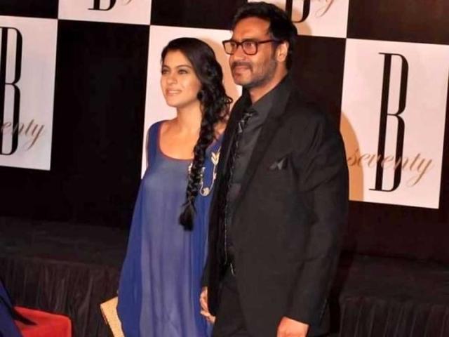 Kajol arrives with hubby Ajay Devgn.