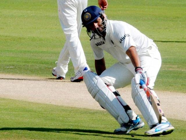 North Zone's Yuvraj Singh taking a run during Duleep Trophy semi-final match against Central Zone in Hyderabad. PTI